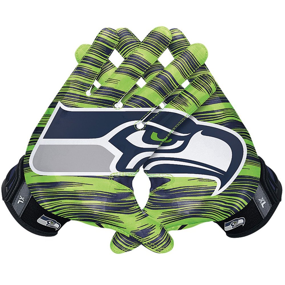 Nike Seahawks Vapor Jet 3.0 Receiver Gloves NEW